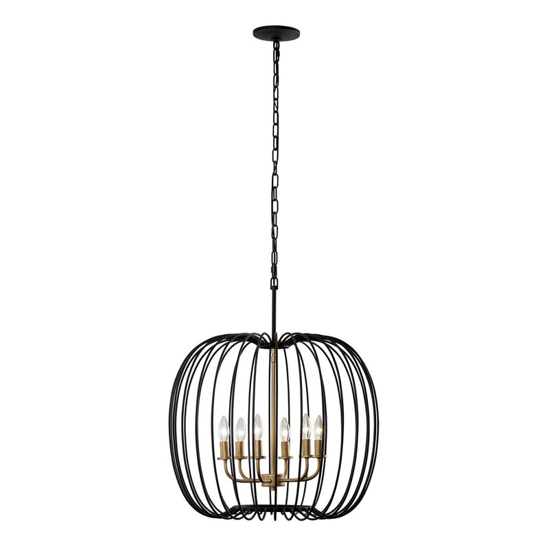 Six Light Pendant<br /><span style="color:
