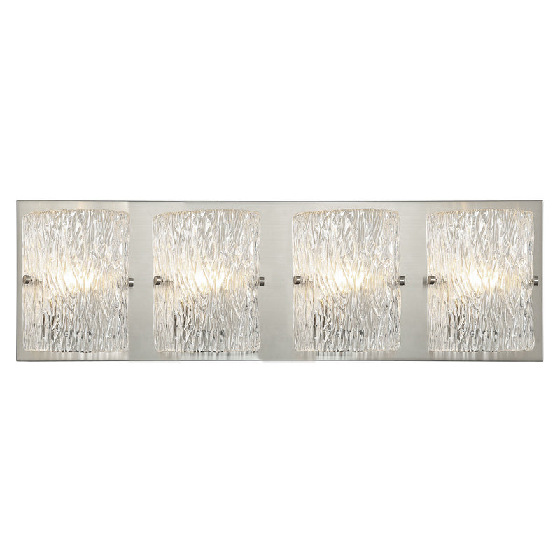 Varaluz - 376B04BN - Four Light Bath - Morgan - Brushed Nickel