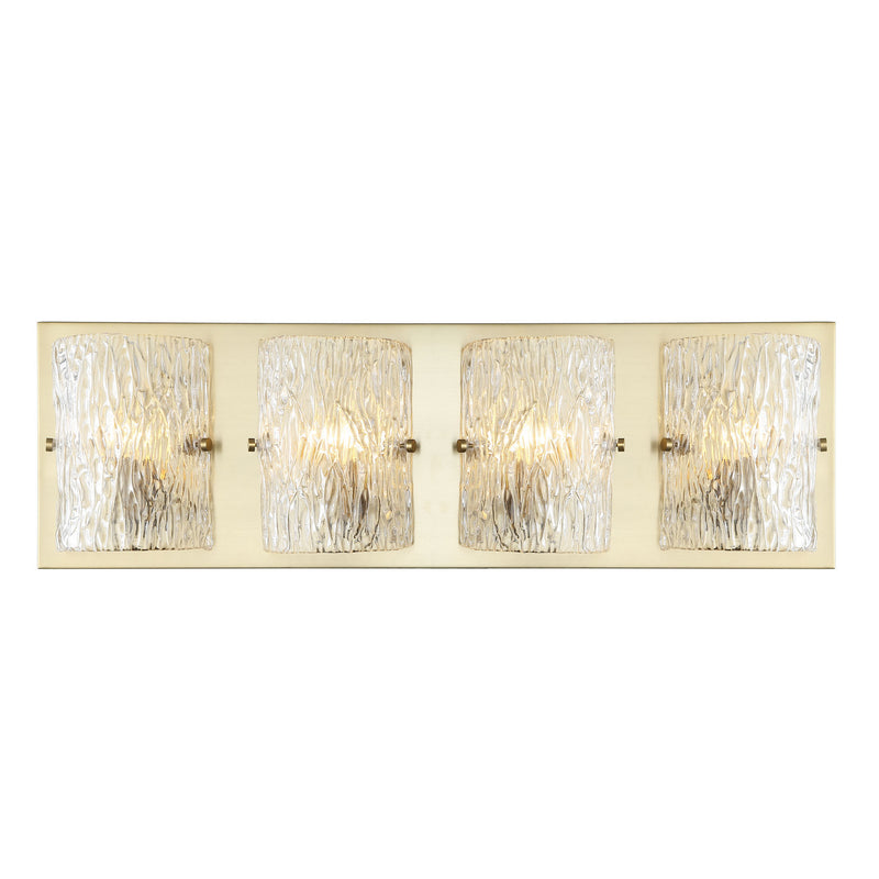 Varaluz - 376B04SB - Four Light Bath - Morgan - Satin Brass