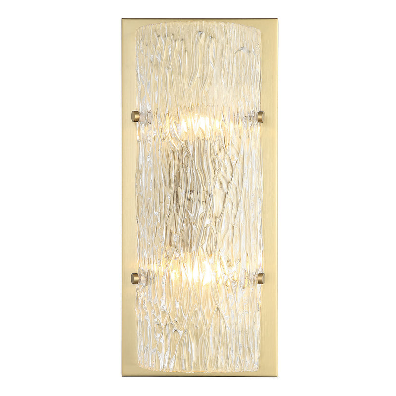 Varaluz - 376W02SB - Two Light Wall Sconce - Morgan - Satin Brass