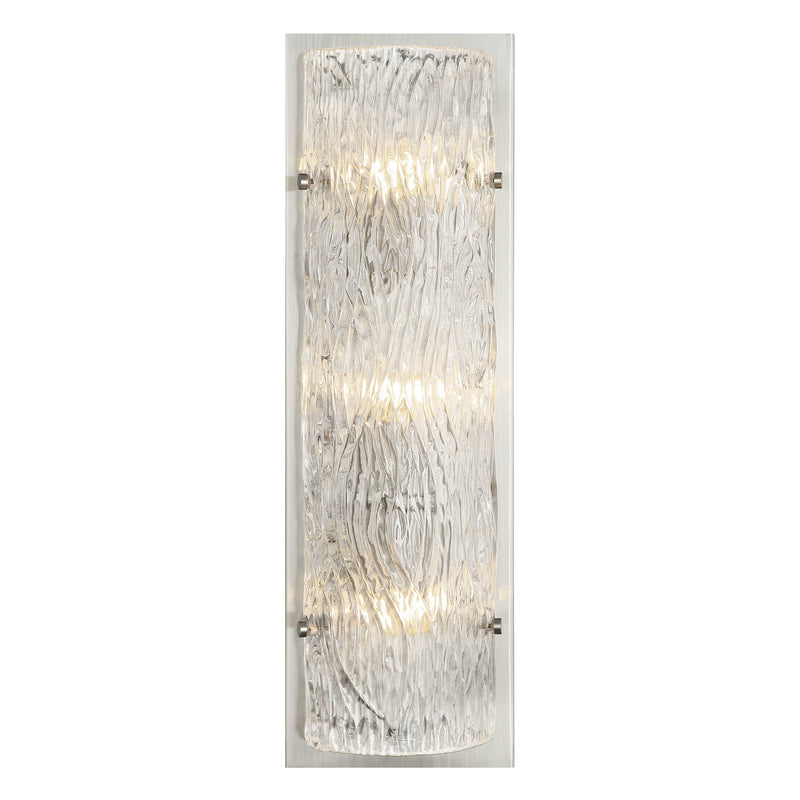 Varaluz - 376W03BN - Three Light Wall Sconce - Morgan - Brushed Nickel