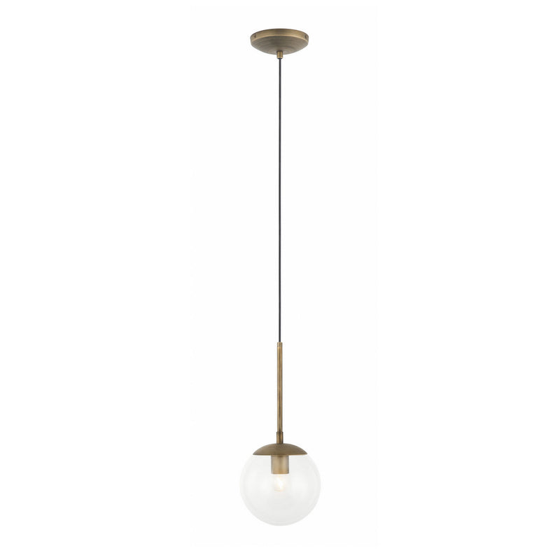 Varaluz - 612740 - One Light Mini Pendant - Mid-Century - Antique Brass