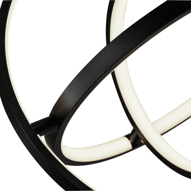 Artcraft Canada - AC6691BK - LED Pendant - Sienna - Semi Gloss Black