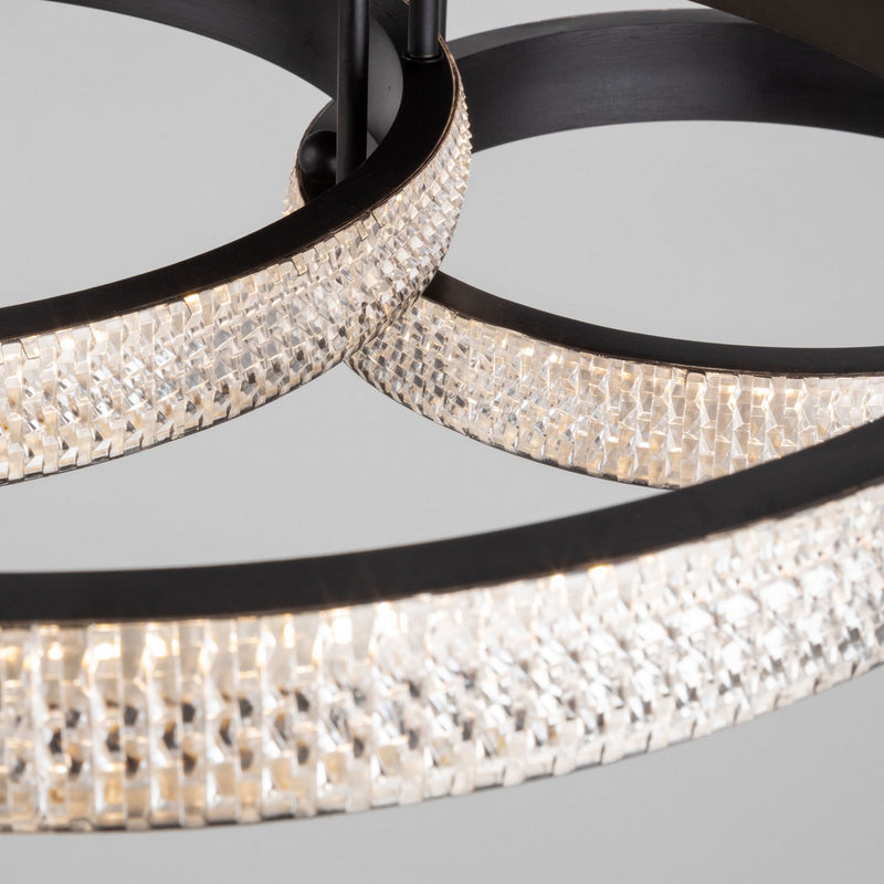 LED Flush Mount<br /><span style="color:#4AB0CE;">Entrega: 4-10 dias en USA</span><br /><span style="color:#4AB0CE;font-size:60%;">PREGUNTE POR ENTREGA EN PANAMA</span><br />Collection: Nova<br />Finish: Matte Black