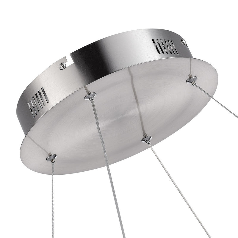 LED Pendant<br /><span style="color:#4AB0CE;">Entrega: 4-10 dias en USA</span><br /><span style="color:#4AB0CE;font-size:60%;">PREGUNTE POR ENTREGA EN PANAMA</span><br />Collection: Stella<br />Finish: Satin Nickel