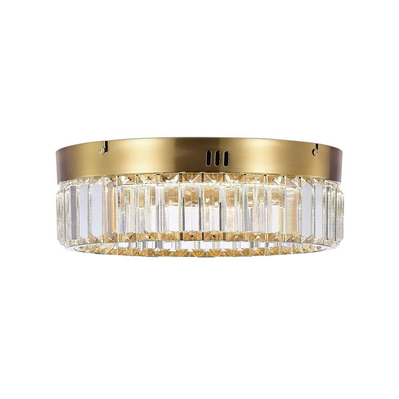 LED Flush Mount<br /><span style="color:#4AB0CE;">Entrega: 4-10 dias en USA</span><br /><span style="color:#4AB0CE;font-size:60%;">PREGUNTE POR ENTREGA EN PANAMA</span><br />Collection: Stella Collection<br />Finish: Brushed Brass