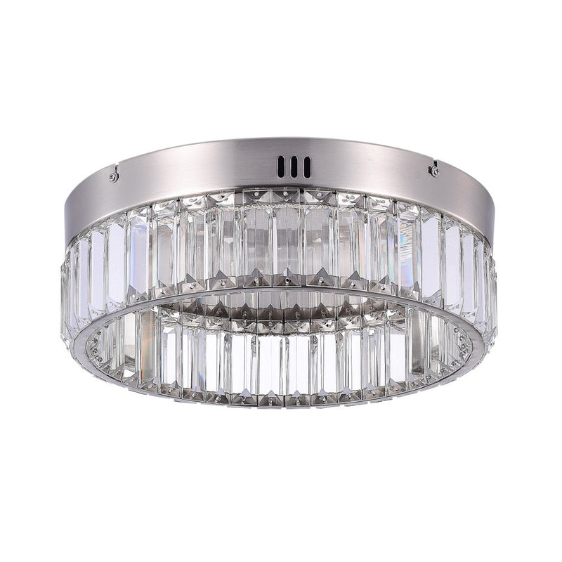 LED Flush Mount<br /><span style="color:#4AB0CE;">Entrega: 4-10 dias en USA</span><br /><span style="color:#4AB0CE;font-size:60%;">PREGUNTE POR ENTREGA EN PANAMA</span><br />Collection: Stella Collection<br />Finish: Satin Nickel