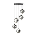 LED Chandelier<br /><span style="color:#4AB0CE;">Entrega: 4-10 dias en USA</span><br /><span style="color:#4AB0CE;font-size:60%;">PREGUNTE POR ENTREGA EN PANAMA</span><br />Collection: Rose Collection<br />Finish: Black