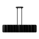 Six Light Linear Pendant<br /><span style="color:#4AB0CE;">Entrega: 4-10 dias en USA</span><br /><span style="color:#4AB0CE;font-size:60%;">PREGUNTE POR ENTREGA EN PANAMA</span><br />Collection: Akira<br />Finish: Black/Gold