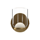 Kuzco Lighting - WS52505-BG/CL - LED Wall Sconce - Cedar - Brushed Gold/Clear