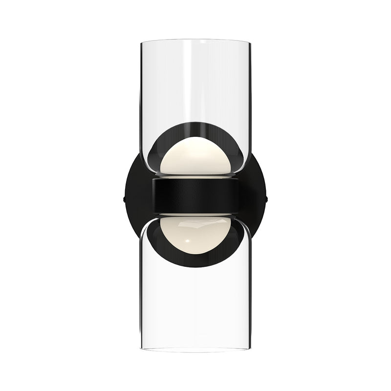 Kuzco Lighting - WS52511-BK/CL - LED Wall Sconce - Cedar - Black/Clear