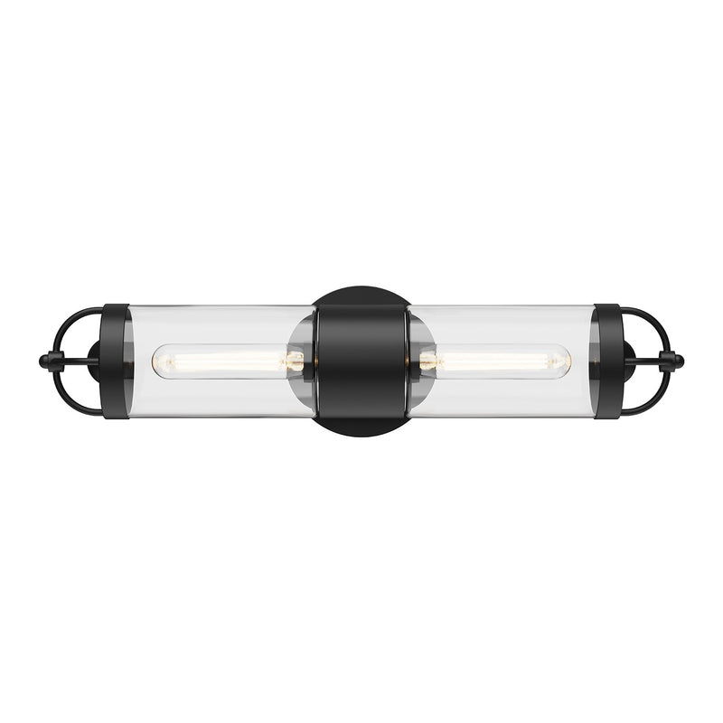 Alora - WV461102MB - Two Light Wall Sconce - Lancaster - Matte Black