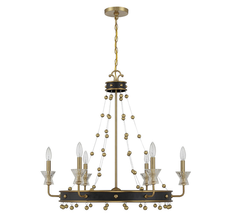 Six Light Chandelier<br /><span style="color: