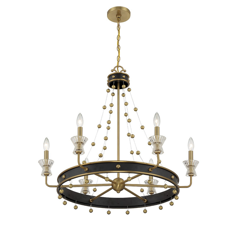 Six Light Chandelier<br /><span style="color: