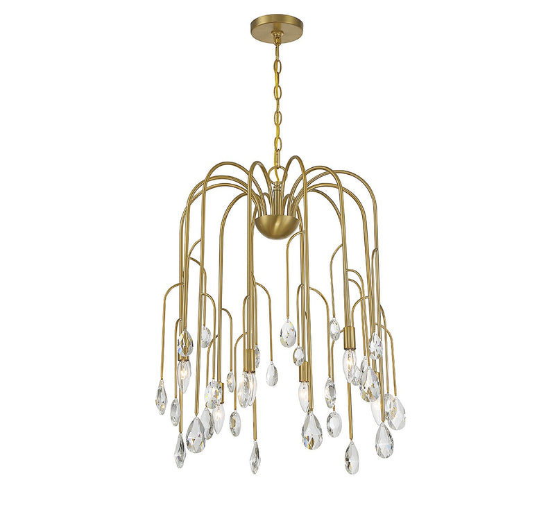 Six Light Chandelier<br /><span style="color:#4AB0CE;">Entrega: 4-10 dias en USA</span><br /><span style="color:#4AB0CE;font-size:60%;">PREGUNTE POR ENTREGA EN PANAMA</span><br />Collection: Anholt<br />Finish: Noble Brass