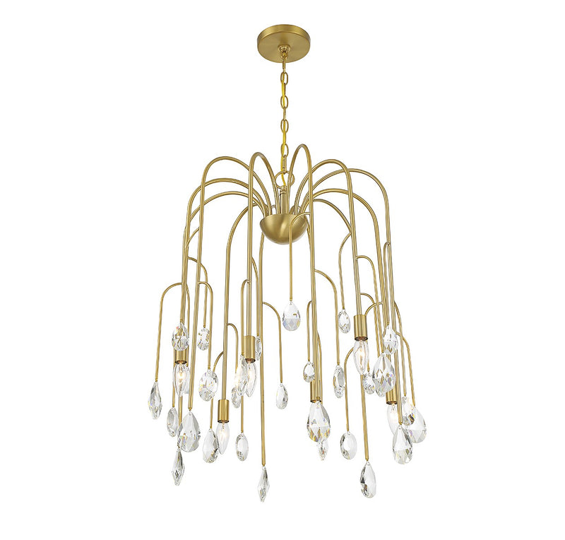 Six Light Chandelier<br /><span style="color:#4AB0CE;">Entrega: 4-10 dias en USA</span><br /><span style="color:#4AB0CE;font-size:60%;">PREGUNTE POR ENTREGA EN PANAMA</span><br />Collection: Anholt<br />Finish: Noble Brass