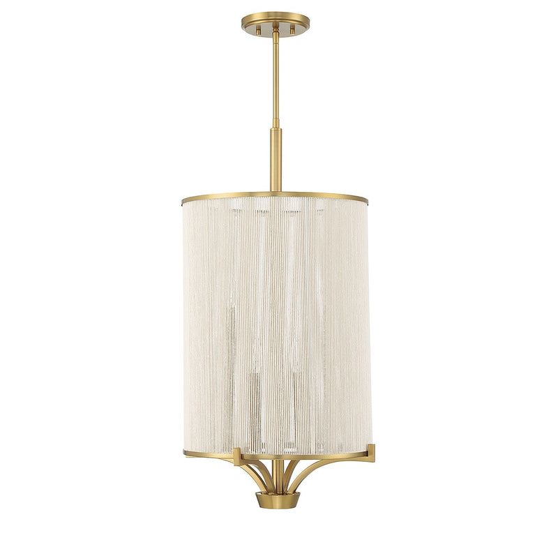 Four Light Chandelier<br /><span style="color:#4AB0CE;">Entrega: 4-10 dias en USA</span><br /><span style="color:#4AB0CE;font-size:60%;">PREGUNTE POR ENTREGA EN PANAMA</span><br />Collection: Wynwood<br />Finish: Warm Brass