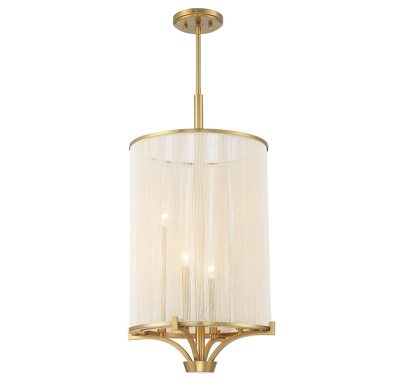 Four Light Chandelier<br /><span style="color:#4AB0CE;">Entrega: 4-10 dias en USA</span><br /><span style="color:#4AB0CE;font-size:60%;">PREGUNTE POR ENTREGA EN PANAMA</span><br />Collection: Wynwood<br />Finish: Warm Brass