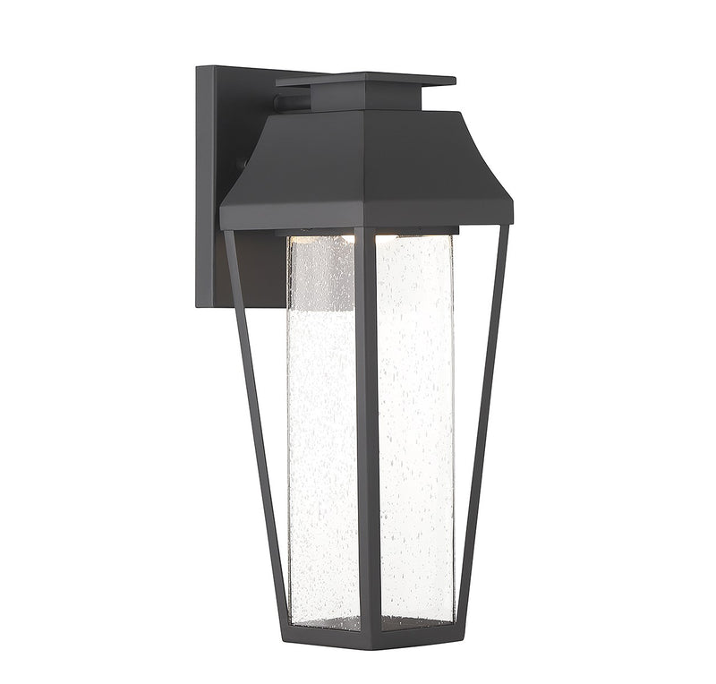 LED Outdoor Wall Lantern<br /><span style="color:#4AB0CE;">Entrega: 4-10 dias en USA</span><br /><span style="color:#4AB0CE;font-size:60%;">PREGUNTE POR ENTREGA EN PANAMA</span><br />Collection: Brookline<br />Finish: Matte Black