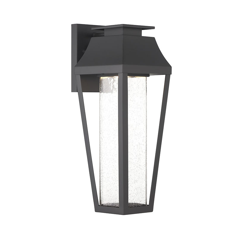 LED Outdoor Wall Lantern<br /><span style="color:#4AB0CE;">Entrega: 4-10 dias en USA</span><br /><span style="color:#4AB0CE;font-size:60%;">PREGUNTE POR ENTREGA EN PANAMA</span><br />Collection: Brookline<br />Finish: Matte Black