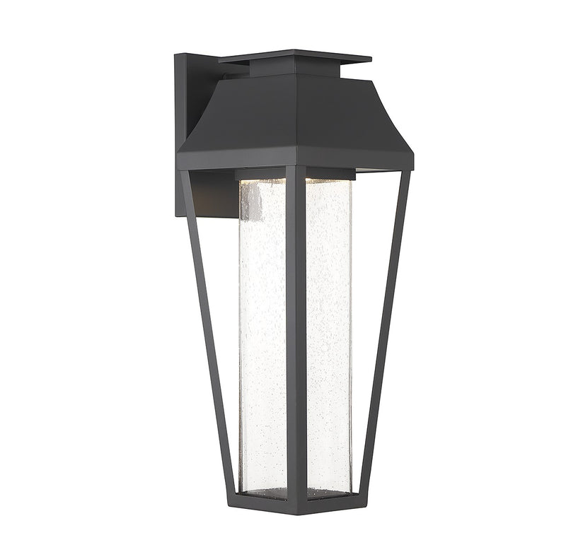 LED Outdoor Wall Lantern<br /><span style="color:#4AB0CE;">Entrega: 4-10 dias en USA</span><br /><span style="color:#4AB0CE;font-size:60%;">PREGUNTE POR ENTREGA EN PANAMA</span><br />Collection: Brookline<br />Finish: Matte Black