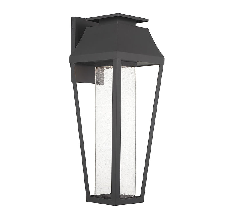LED Outdoor Wall Lantern<br /><span style="color:#4AB0CE;">Entrega: 4-10 dias en USA</span><br /><span style="color:#4AB0CE;font-size:60%;">PREGUNTE POR ENTREGA EN PANAMA</span><br />Collection: Brookline<br />Finish: Matte Black