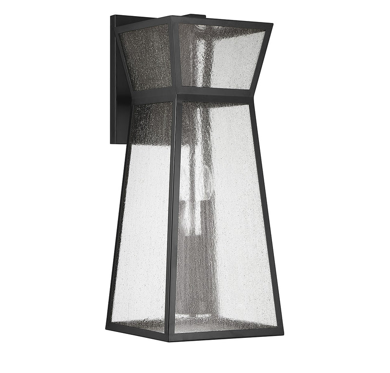 Four Light Outdoor Wall Lantern<br /><span style="color:#4AB0CE;">Entrega: 4-10 dias en USA</span><br /><span style="color:#4AB0CE;font-size:60%;">PREGUNTE POR ENTREGA EN PANAMA</span><br />Collection: Millford<br />Finish: Matte Black
