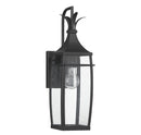 One Light Outdoor Wall Lantern<br /><span style="color:#4AB0CE;">Entrega: 4-10 dias en USA</span><br /><span style="color:#4AB0CE;font-size:60%;">PREGUNTE POR ENTREGA EN PANAMA</span><br />Collection: Montpelier<br />Finish: Matte Black