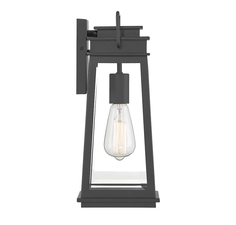 Savoy House - 5-812-BK - One Light Outdoor Wall Lantern - Boone - Matte Black