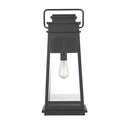 One Light Outdoor Wall Lantern<br /><span style="color:#4AB0CE;">Entrega: 4-10 dias en USA</span><br /><span style="color:#4AB0CE;font-size:60%;">PREGUNTE POR ENTREGA EN PANAMA</span><br />Collection: Boone<br />Finish: Matte Black