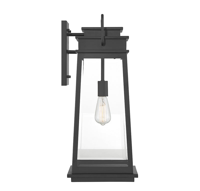 Savoy House - 5-814-BK - One Light Outdoor Wall Lantern - Boone - Matte Black