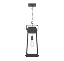 One Light Outdoor Hanging Lantern<br /><span style="color:#4AB0CE;">Entrega: 4-10 dias en USA</span><br /><span style="color:#4AB0CE;font-size:60%;">PREGUNTE POR ENTREGA EN PANAMA</span><br />Collection: Boone<br />Finish: Matte Black
