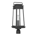 One Light Outdoor Post Lantern<br /><span style="color:#4AB0CE;">Entrega: 4-10 dias en USA</span><br /><span style="color:#4AB0CE;font-size:60%;">PREGUNTE POR ENTREGA EN PANAMA</span><br />Collection: Boone<br />Finish: Matte Black