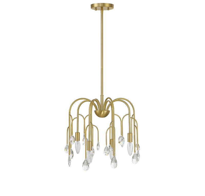 Four Light Convertible Semi-Flush or Pendant<br /><span style="color:#4AB0CE;">Entrega: 4-10 dias en USA</span><br /><span style="color:#4AB0CE;font-size:60%;">PREGUNTE POR ENTREGA EN PANAMA</span><br />Collection: Anholt<br />Finish: Noble Brass