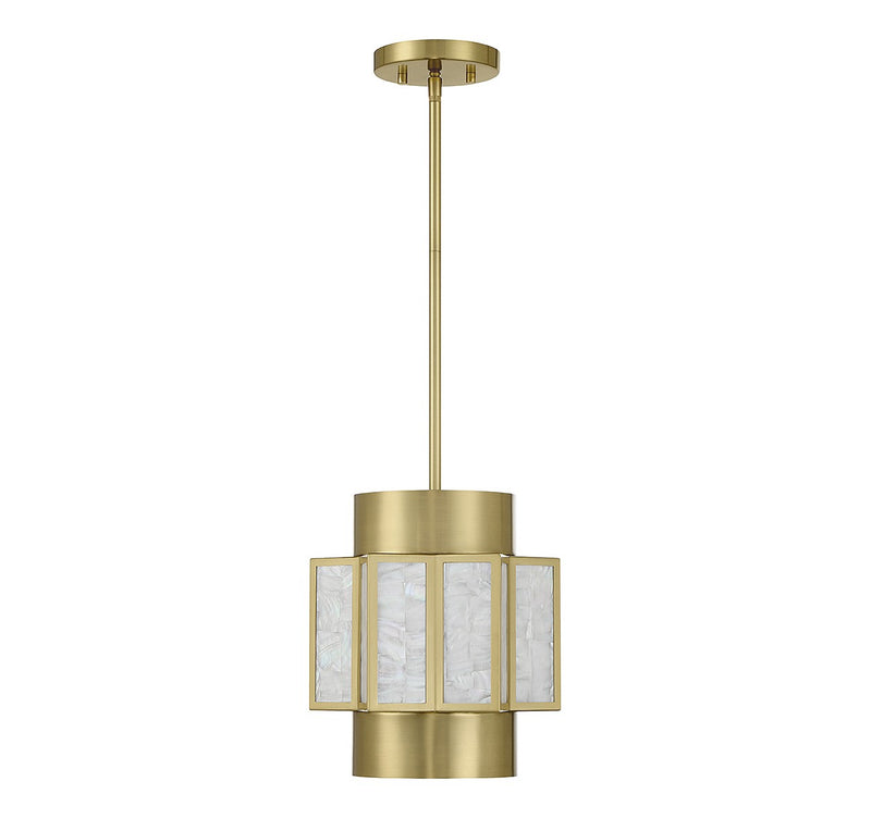 Three Light Pendant<br /><span style="color:#4AB0CE;">Entrega: 4-10 dias en USA</span><br /><span style="color:#4AB0CE;font-size:60%;">PREGUNTE POR ENTREGA EN PANAMA</span><br />Collection: Gideon<br />Finish: Warm Brass