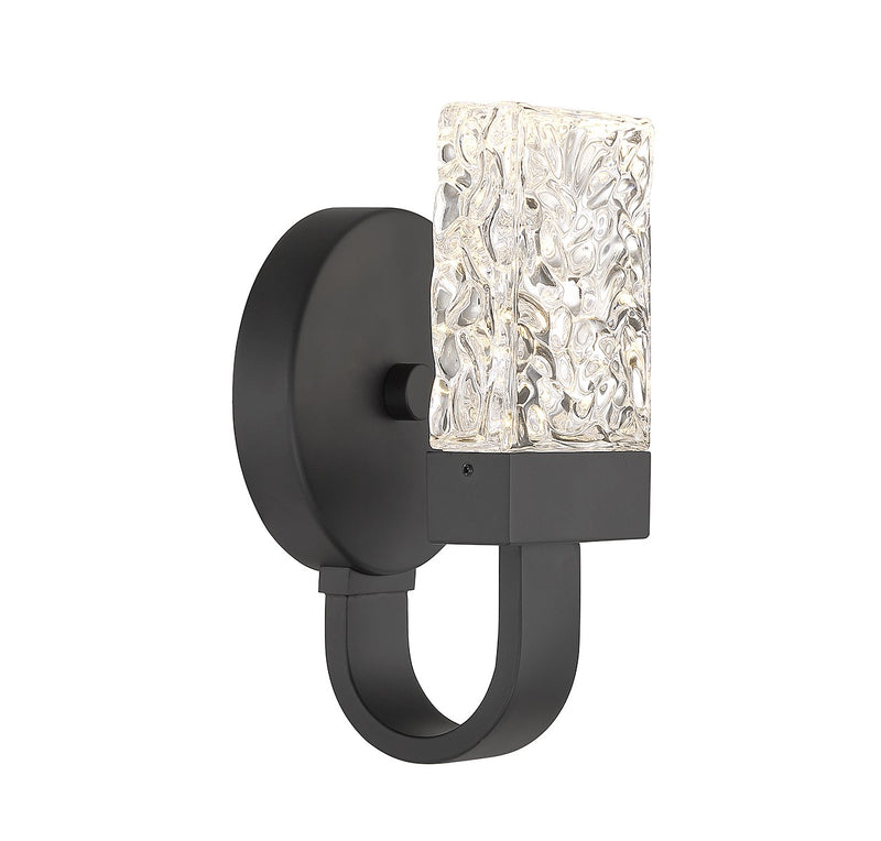 LED Wall Sconce<br /><span style="color:#4AB0CE;">Entrega: 4-10 dias en USA</span><br /><span style="color:#4AB0CE;font-size:60%;">PREGUNTE POR ENTREGA EN PANAMA</span><br />Collection: Kahn<br />Finish: Matte Black