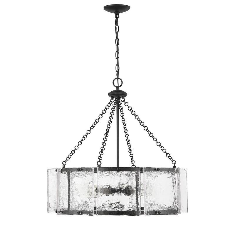 Five Light Pendant<br /><span style="color:#4AB0CE;">Entrega: 4-10 dias en USA</span><br /><span style="color:#4AB0CE;font-size:60%;">PREGUNTE POR ENTREGA EN PANAMA</span><br />Collection: Genry<br />Finish: Matte Black