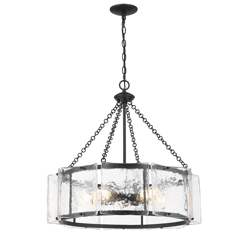 Five Light Pendant<br /><span style="color:#4AB0CE;">Entrega: 4-10 dias en USA</span><br /><span style="color:#4AB0CE;font-size:60%;">PREGUNTE POR ENTREGA EN PANAMA</span><br />Collection: Genry<br />Finish: Matte Black