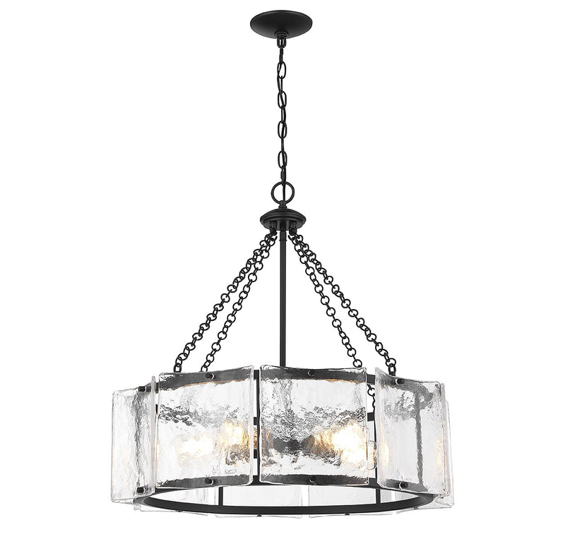 Five Light Pendant<br /><span style="color:#4AB0CE;">Entrega: 4-10 dias en USA</span><br /><span style="color:#4AB0CE;font-size:60%;">PREGUNTE POR ENTREGA EN PANAMA</span><br />Collection: Genry<br />Finish: Matte Black