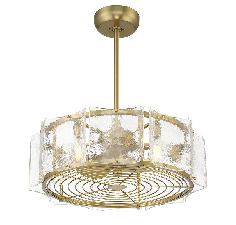 Savoy House - 27-FD-8201-322 - LED Fan D'Lier - Genry - Warm Brass