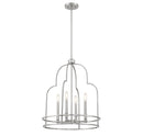 Four Light Pendant<br /><span style="color:#4AB0CE;">Entrega: 4-10 dias en USA</span><br /><span style="color:#4AB0CE;font-size:60%;">PREGUNTE POR ENTREGA EN PANAMA</span><br />Collection: Diplomat<br />Finish: Satin Nickel