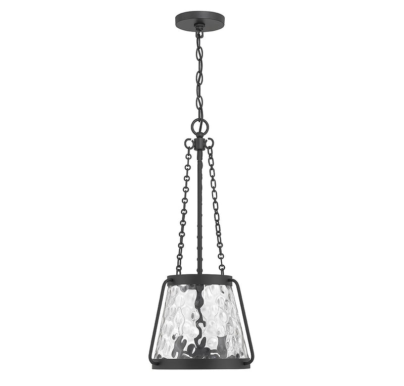 Three Light Pendant<br /><span style="color:#4AB0CE;">Entrega: 4-10 dias en USA</span><br /><span style="color:#4AB0CE;font-size:60%;">PREGUNTE POR ENTREGA EN PANAMA</span><br />Collection: Crawford<br />Finish: Matte Black