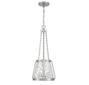 Three Light Pendant<br /><span style="color:#4AB0CE;">Entrega: 4-10 dias en USA</span><br /><span style="color:#4AB0CE;font-size:60%;">PREGUNTE POR ENTREGA EN PANAMA</span><br />Collection: Crawford<br />Finish: Satin Nickel