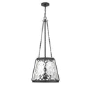 Four Light Pendant<br /><span style="color:#4AB0CE;">Entrega: 4-10 dias en USA</span><br /><span style="color:#4AB0CE;font-size:60%;">PREGUNTE POR ENTREGA EN PANAMA</span><br />Collection: Crawford<br />Finish: Matte Black