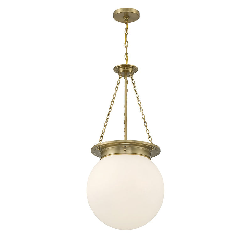 Three Light Pendant<br /><span style="color:#4AB0CE;">Entrega: 4-10 dias en USA</span><br /><span style="color:#4AB0CE;font-size:60%;">PREGUNTE POR ENTREGA EN PANAMA</span><br />Collection: Manor<br />Finish: Warm Brass