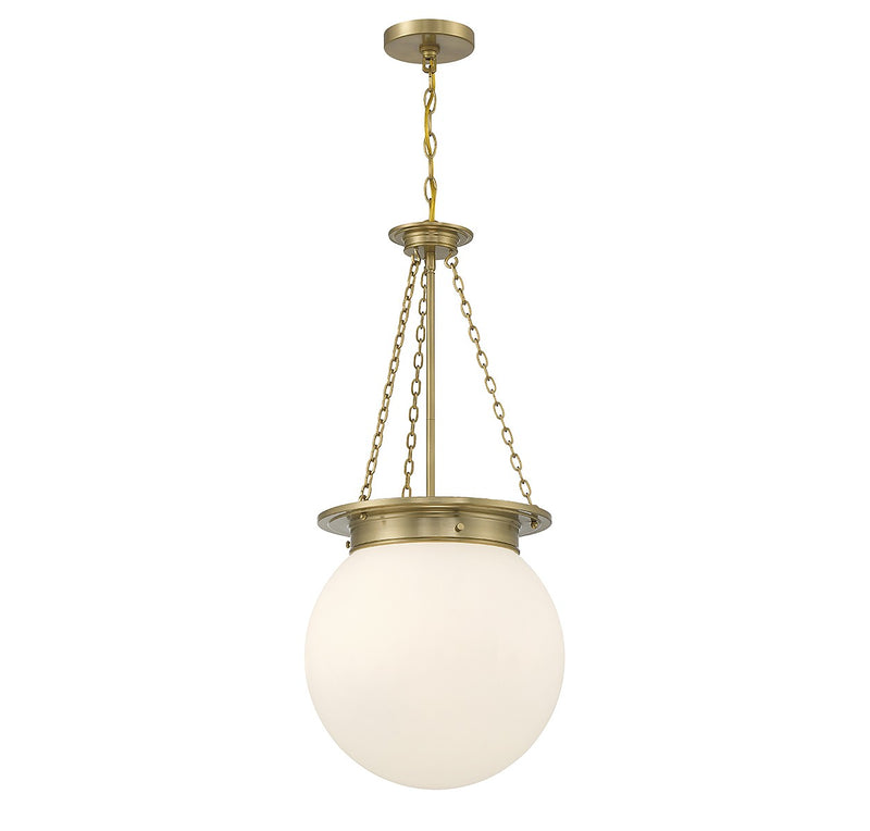 Three Light Pendant<br /><span style="color:#4AB0CE;">Entrega: 4-10 dias en USA</span><br /><span style="color:#4AB0CE;font-size:60%;">PREGUNTE POR ENTREGA EN PANAMA</span><br />Collection: Manor<br />Finish: Warm Brass