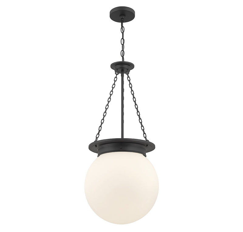 Three Light Pendant<br /><span style="color:#4AB0CE;">Entrega: 3-4 semanas en USA</span><br /><span style="color:#4AB0CE;font-size:60%;">PREGUNTE POR ENTREGA EN PANAMA</span><br />Collection: Manor<br />Finish: Matte Black