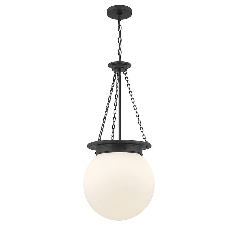 Three Light Pendant<br /><span style="color:#4AB0CE;">Entrega: 3-4 semanas en USA</span><br /><span style="color:#4AB0CE;font-size:60%;">PREGUNTE POR ENTREGA EN PANAMA</span><br />Collection: Manor<br />Finish: Matte Black