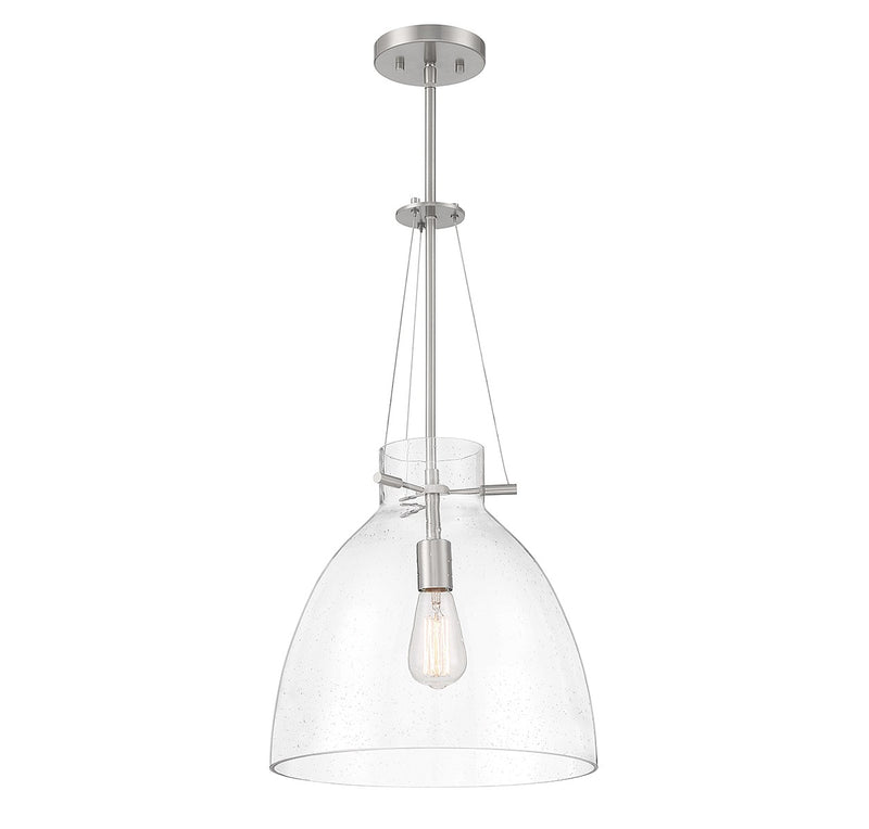 Savoy House - 7-7006-1-SN - One Light Pendant - Foster - Satin Nickel