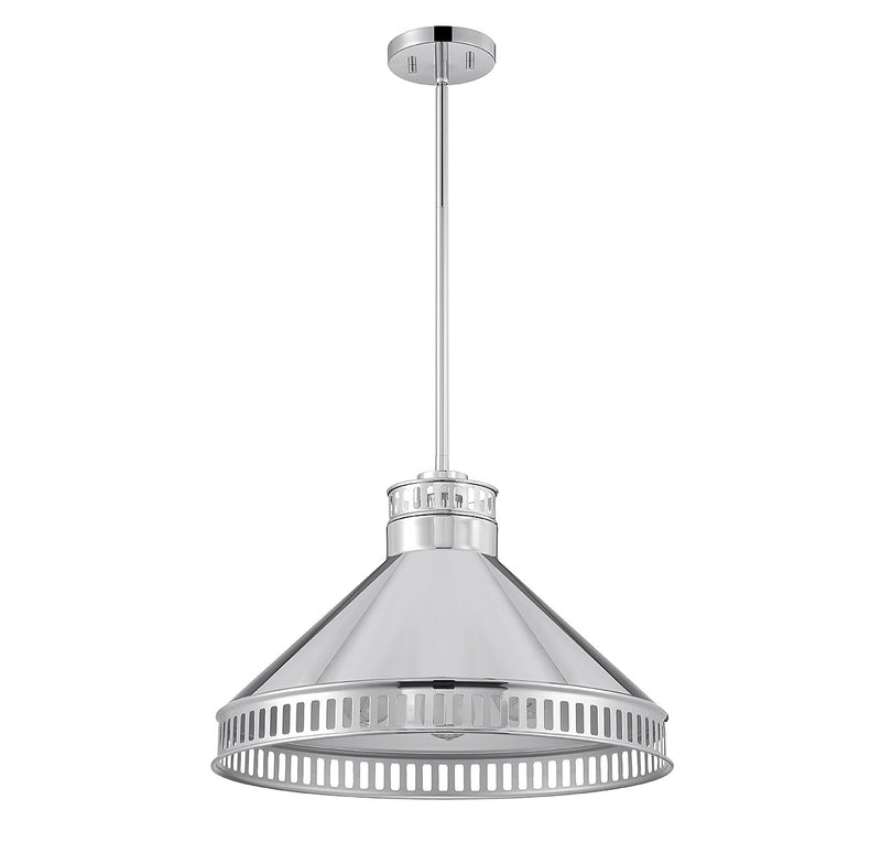 Three Light Pendant<br /><span style="color:#4AB0CE;">Entrega: 4-10 dias en USA</span><br /><span style="color:#4AB0CE;font-size:60%;">PREGUNTE POR ENTREGA EN PANAMA</span><br />Collection: Seagram<br />Finish: Polished Nickel
